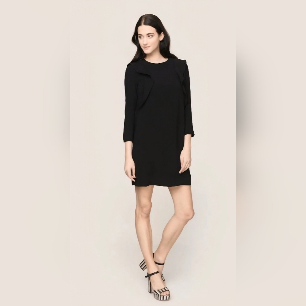 Armani Exchange Black Long Sleeve Dress